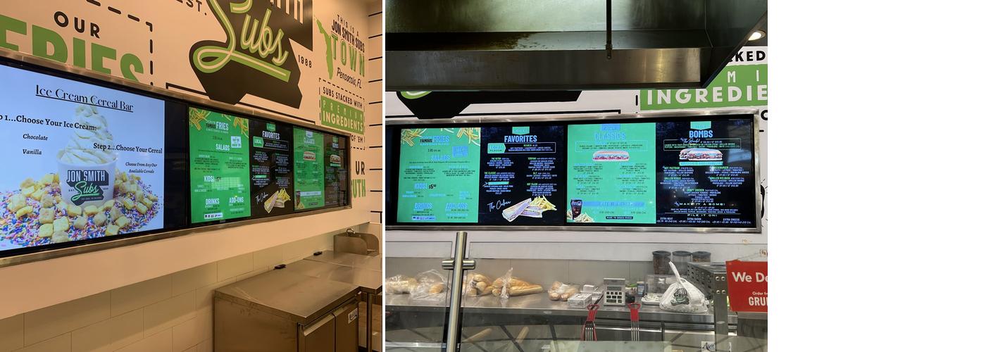Jon Smith Subs Menu