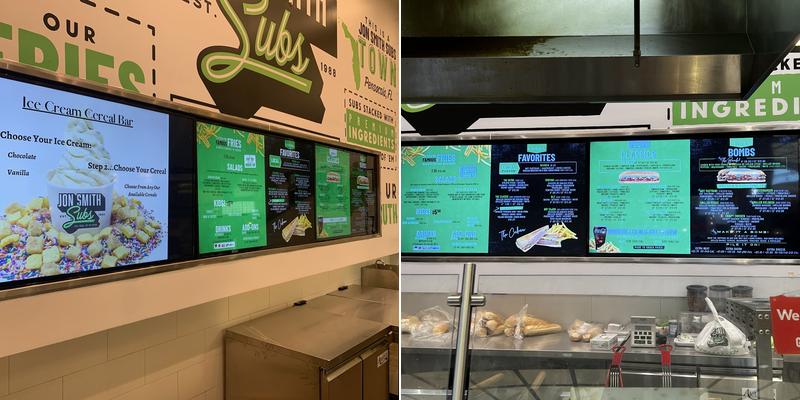 Jon Smith Subs Menu