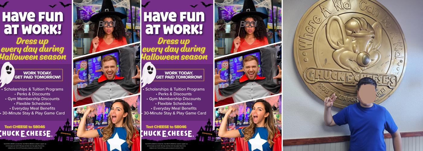 Chuck E. Cheese Menu
