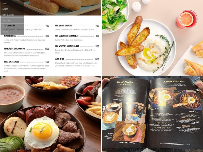 Luka Restaurant and Coffee - Plantation Menu