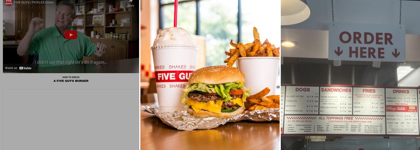 Five Guys Menu