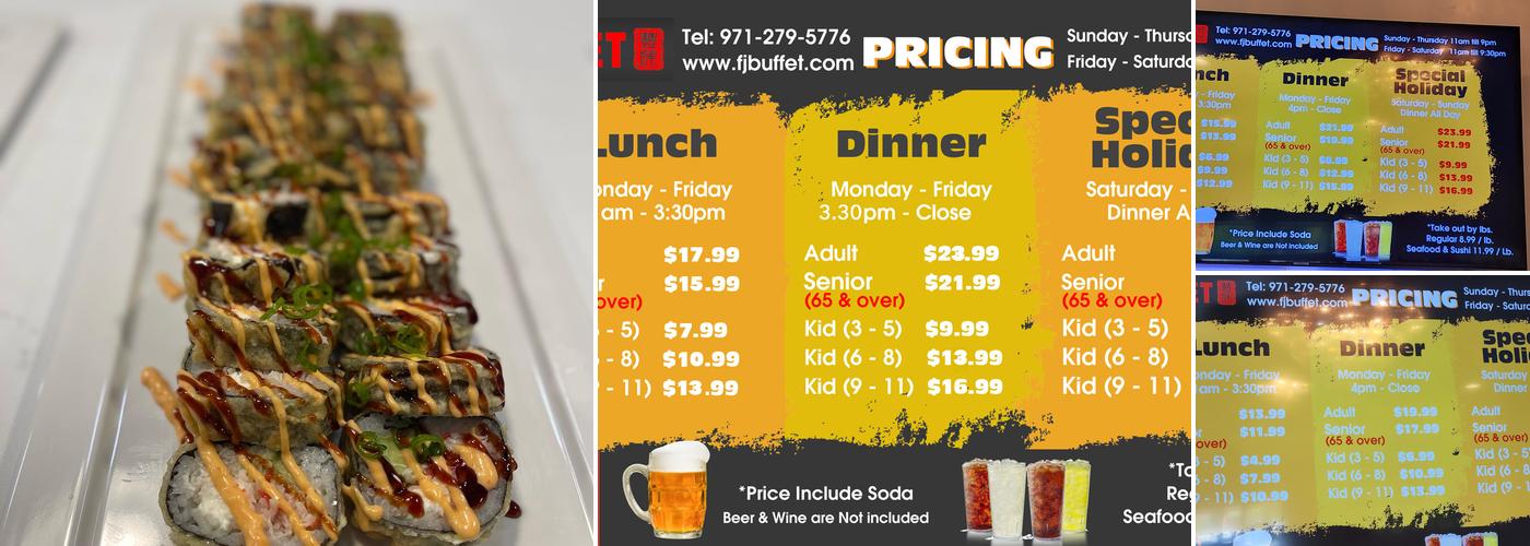 FJ Buffet Menu