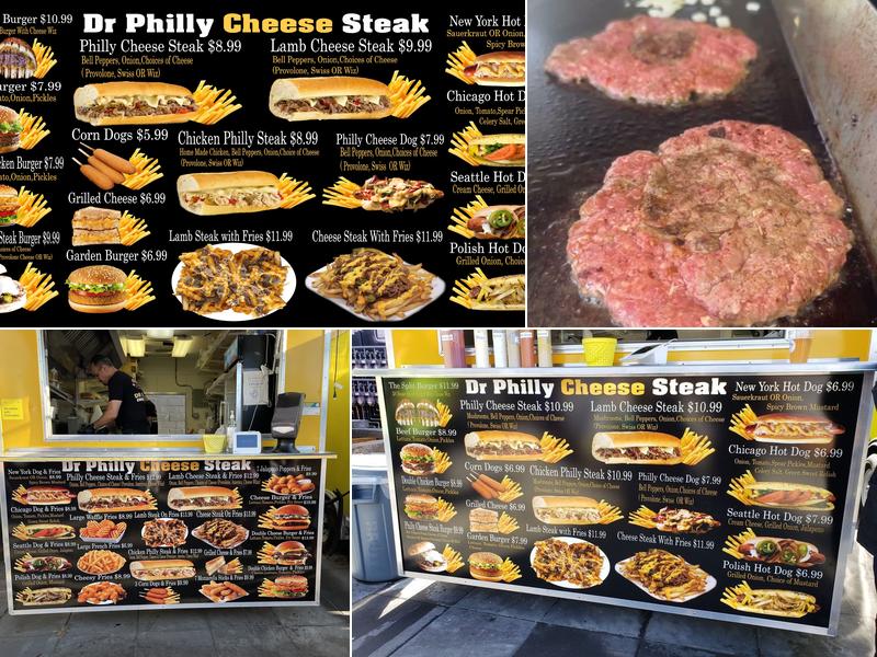 Dr Philly Cheese Steak Menu