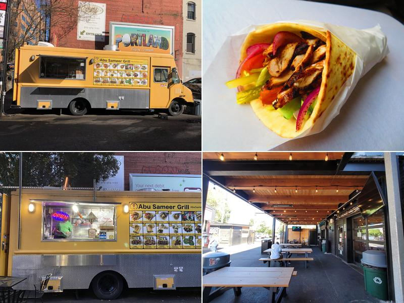 Abu sameer middle eastern food cart