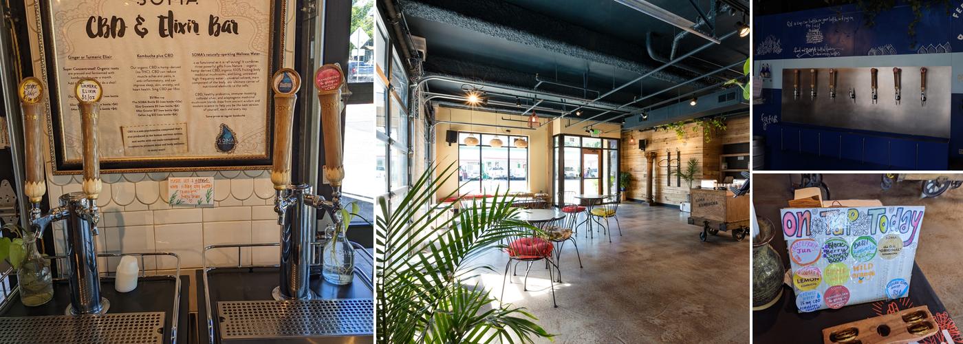 SOMA Kombucha Taproom Menu