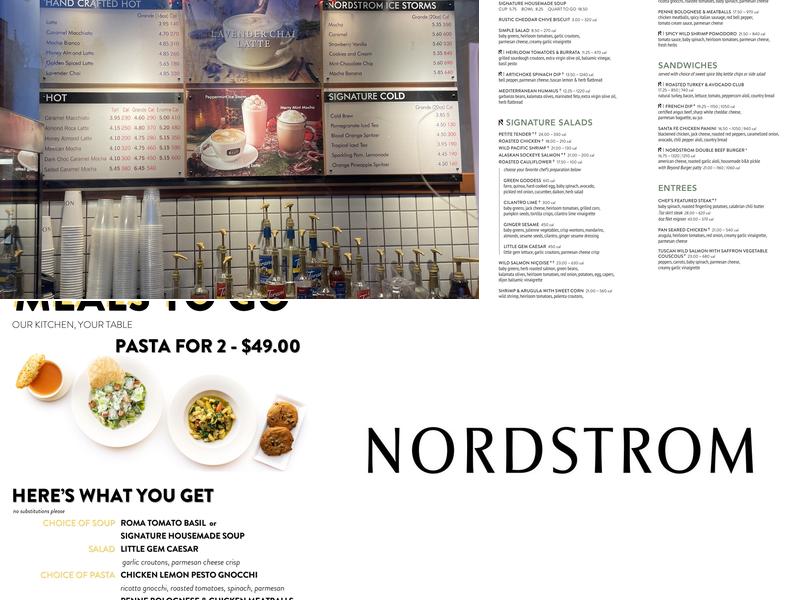 Café Nordstrom Menu