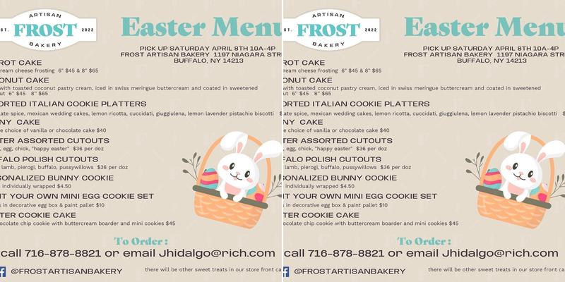 Frost Menu