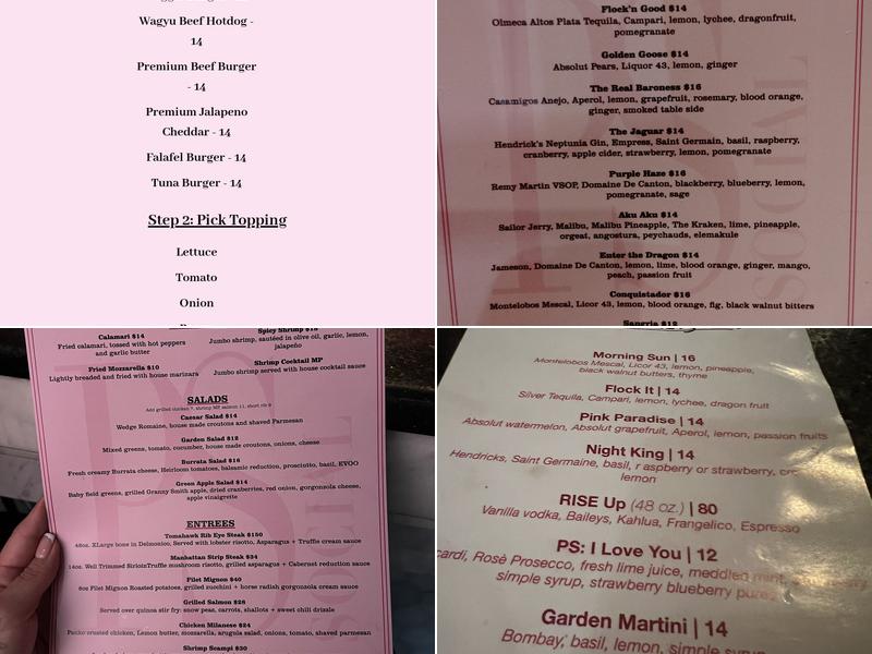 PINE STREET SOCIAL Menu