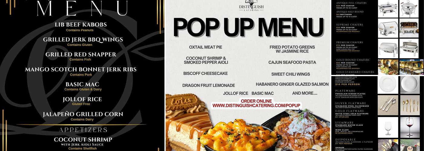 Distinguish Catering Menu