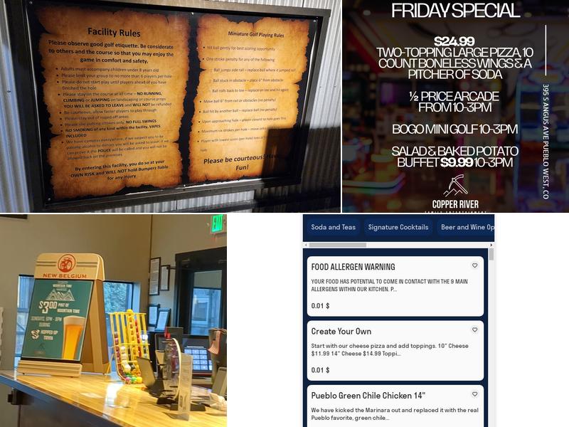 Copper River Menu
