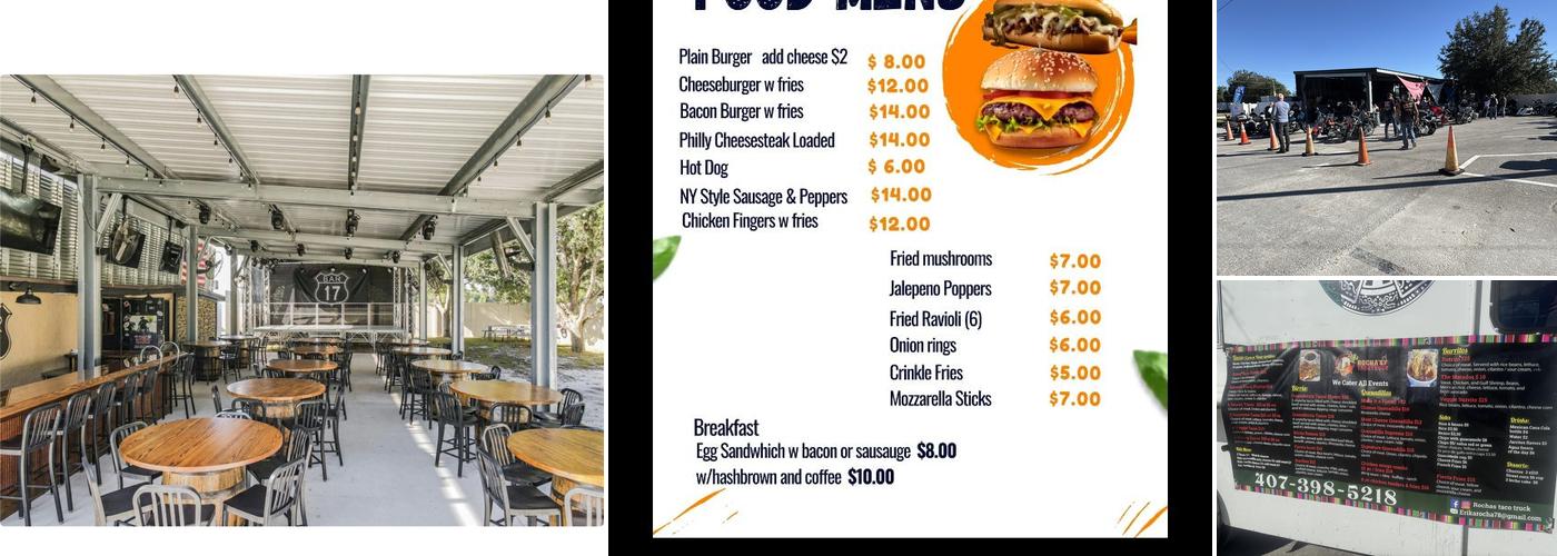 Bar 17 Menu