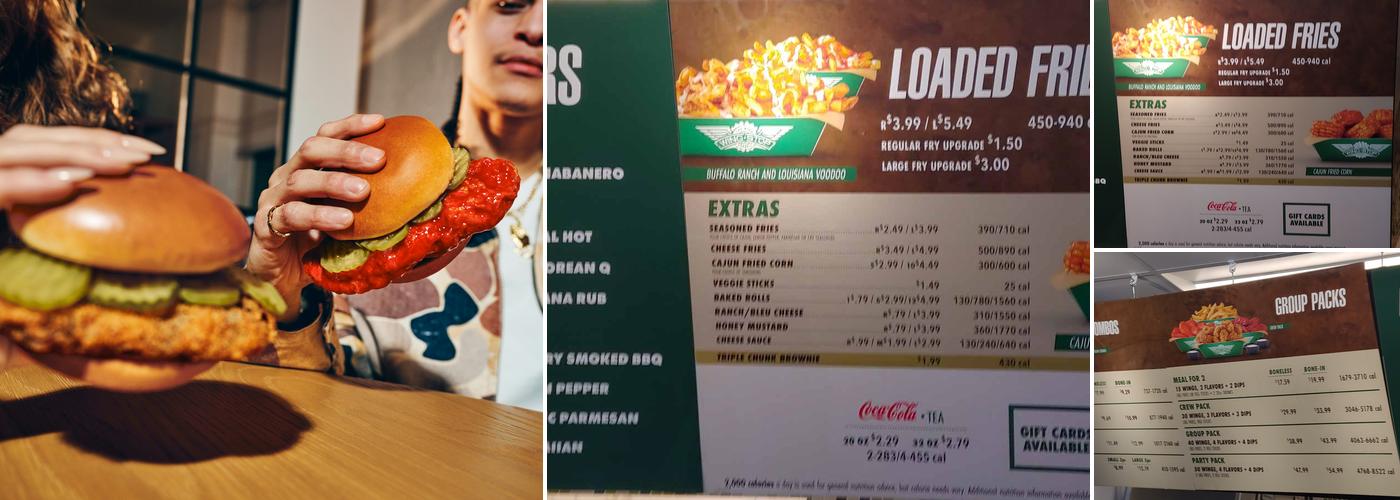 Wingstop Menu