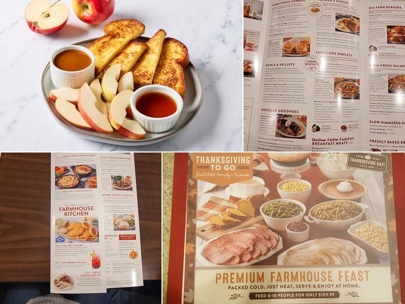 Bob Evans Menu