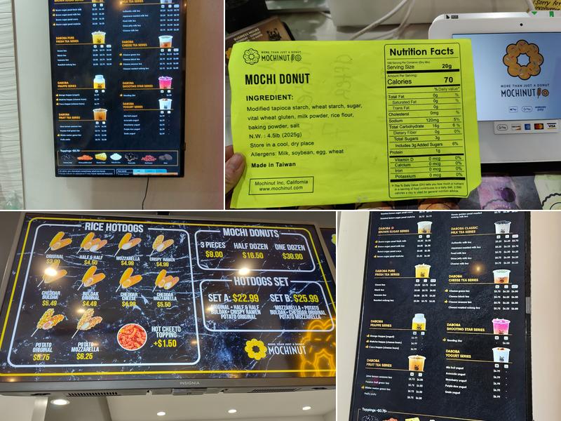 Mochinut Richardson Menu