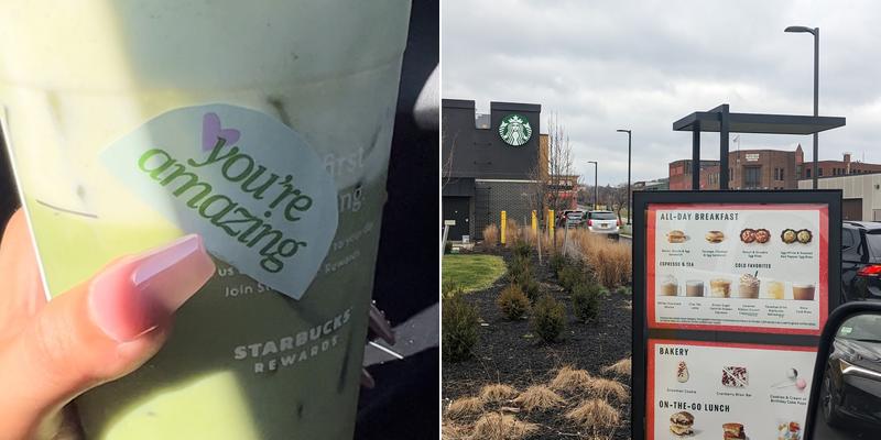 Starbucks Winton & Blossom Menu