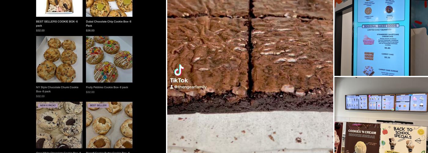 Ninety's Dessert Bar Menu