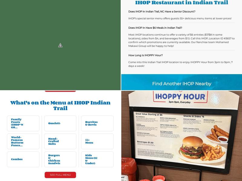 IHOP Menu