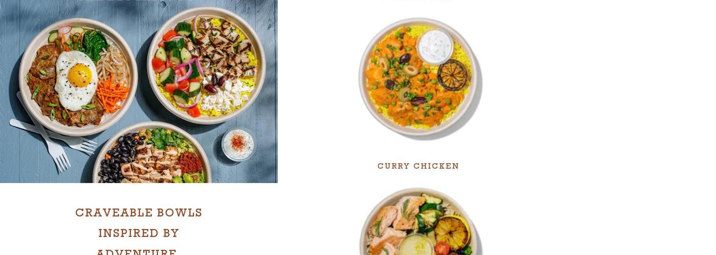 Roadtrip Bowls Made by Lazy Dog Menu