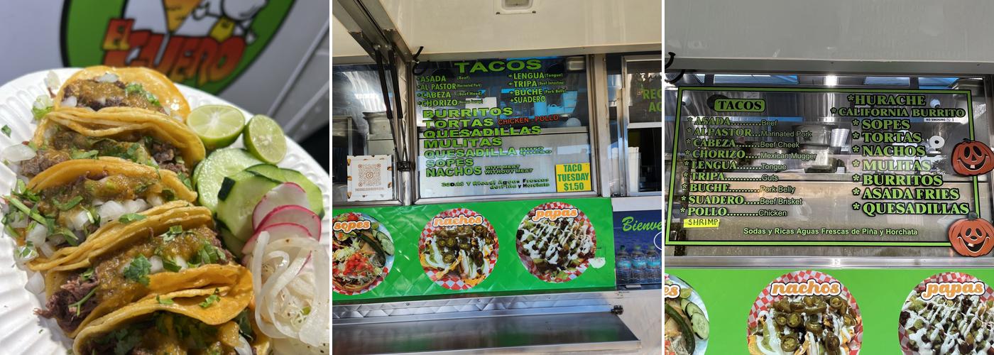 Tacos el Güero Menu