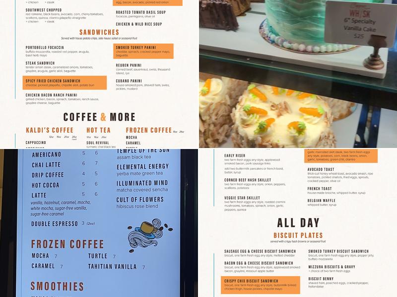 Copper Whisk Menu