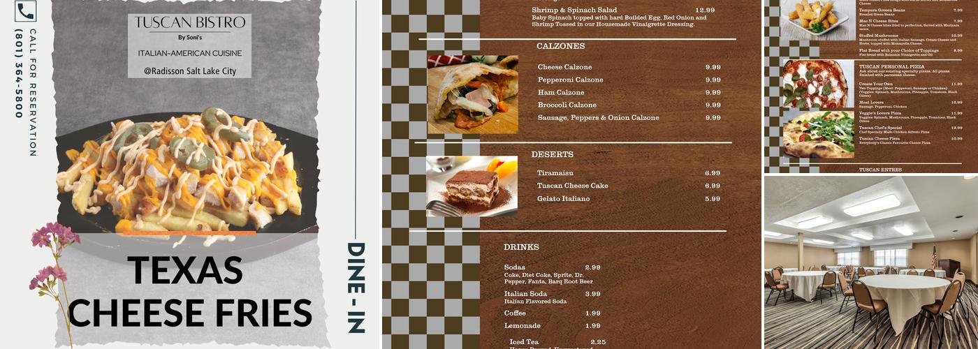 Tuscan Bistro by Soni's Menu