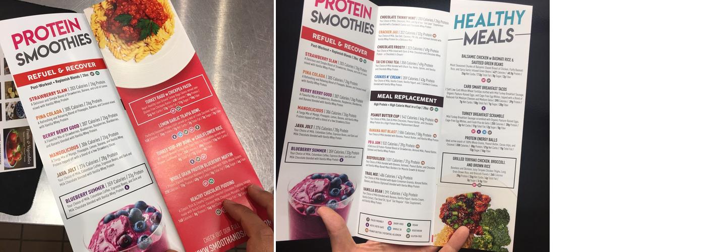 Smooth & Savory Menu