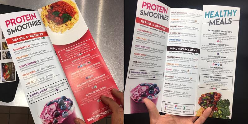 Smooth & Savory Menu