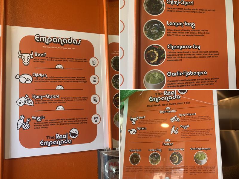 Epaa! Empanadas Menu