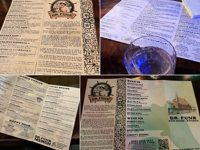 Dr. Funk Menu