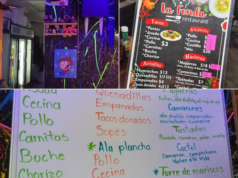 La Fonda Restaurant Menu