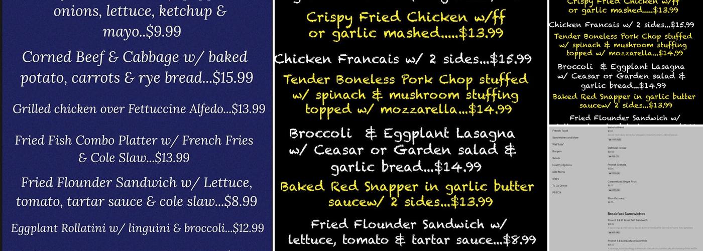 Quick Deli - Grocery & Catering Menu