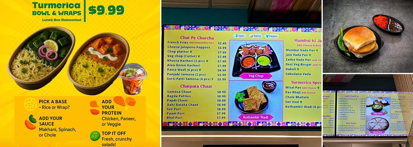 Turmerica Menu
