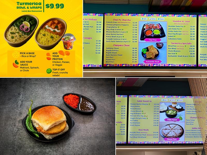Turmerica Menu