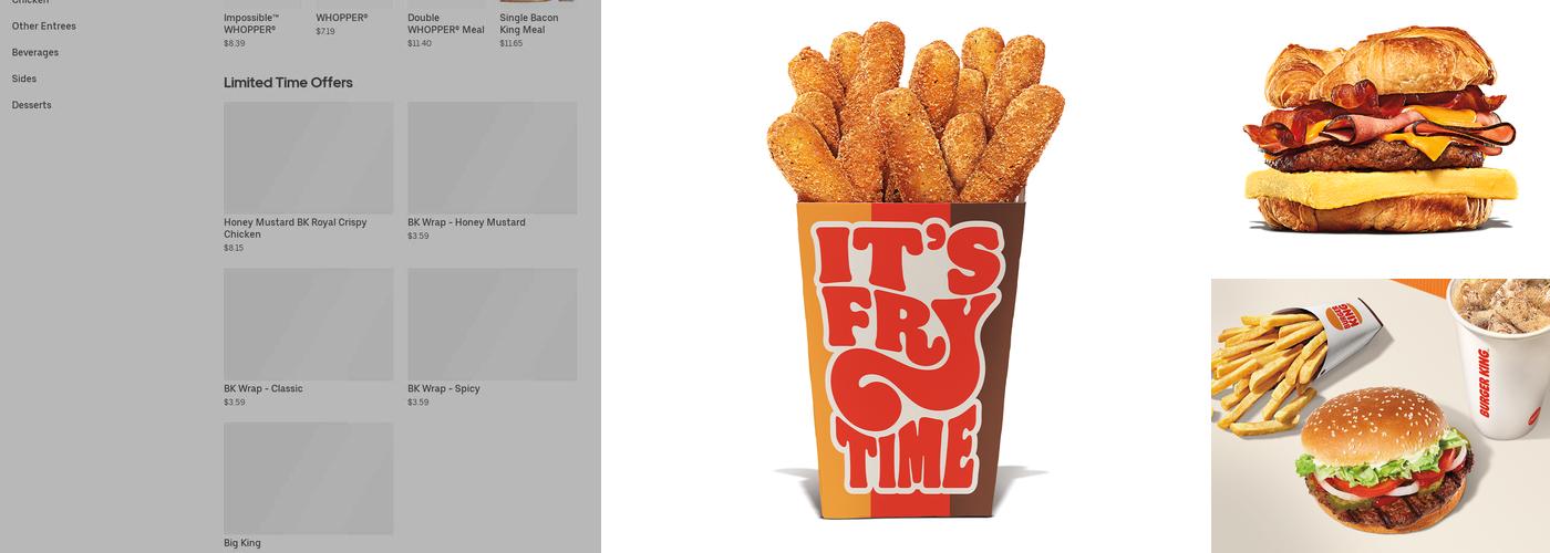 Burger King Menu