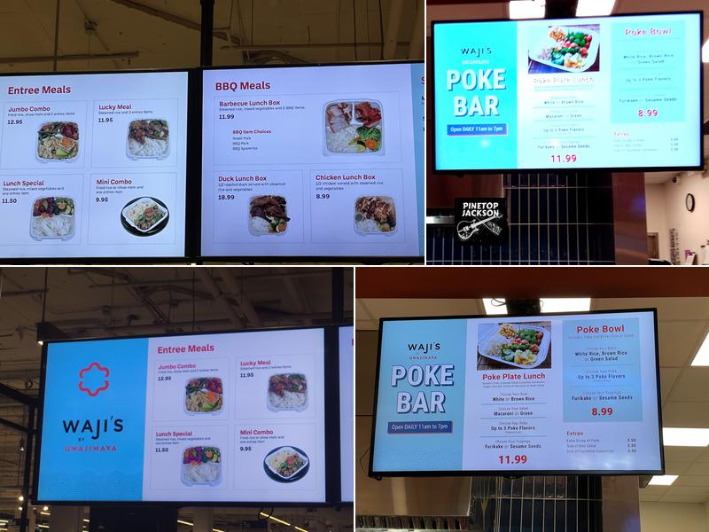 Waji's by Uwajimaya Poke Bar Menu