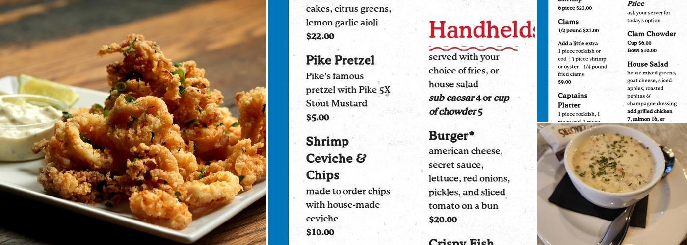 Pike Fish Bar Menu