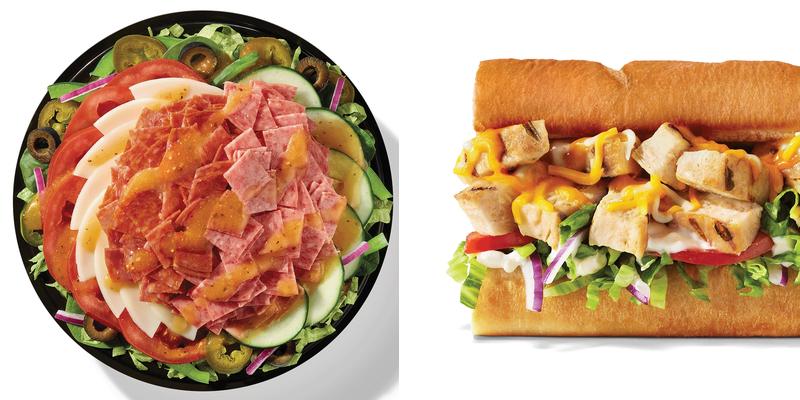 Subway Menu