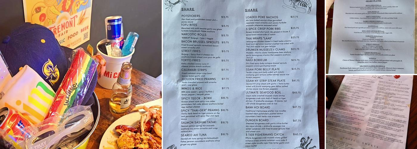 Mini Bar Seattle Menu