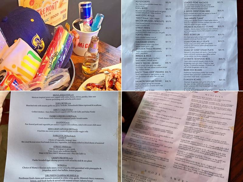 Mini Bar Seattle Menu