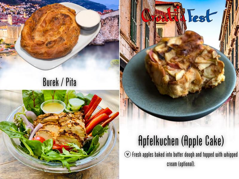 Baked in Bosnia Menu