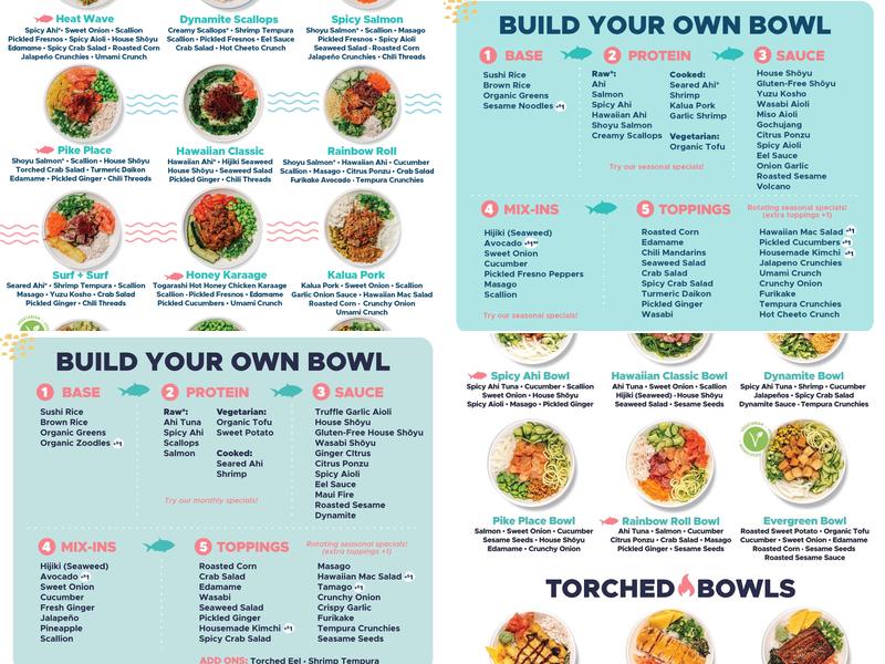 Just Poke Capitol Hill Menu