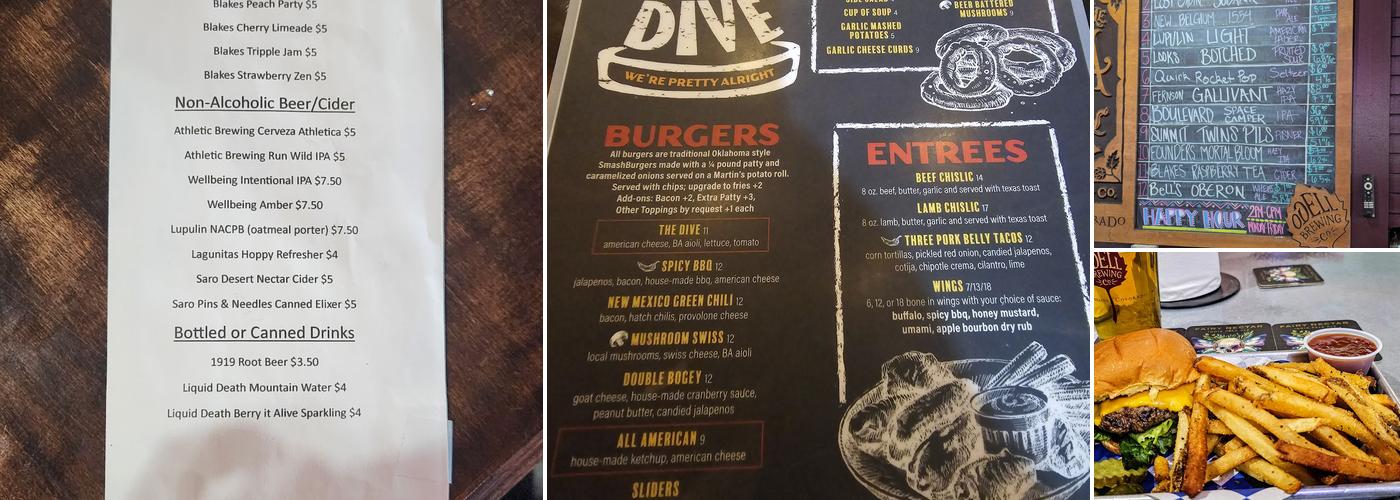 The Dive Menu