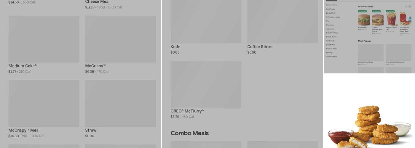 McDonald's Menu