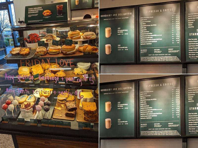 Starbucks Menu