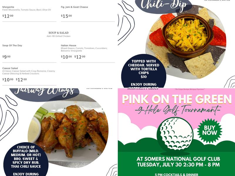 The Grille at Somers Pointe Menu