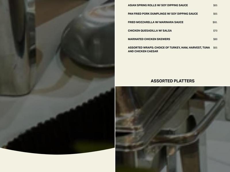 Johnnys Taproom Menu