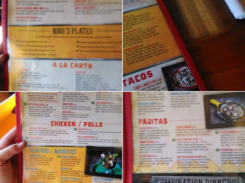 Agave Menu
