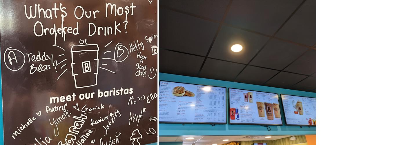 Biggby coffee Menu