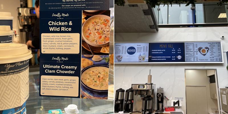 Waves Coffee House - Port Moody Menu