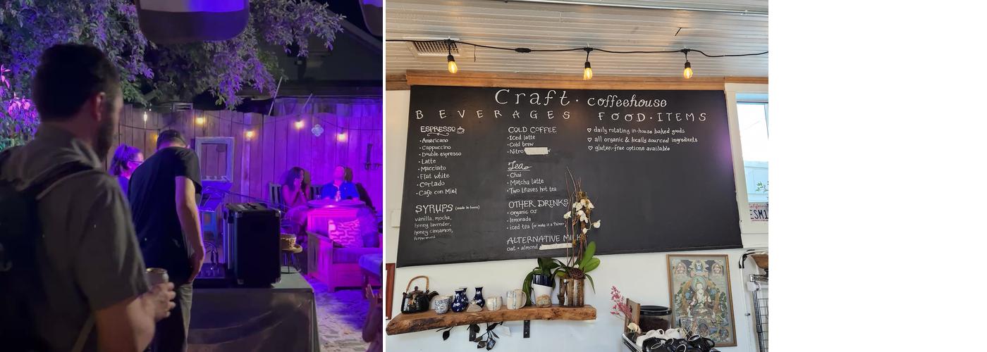 Craft Coffee House Menu
